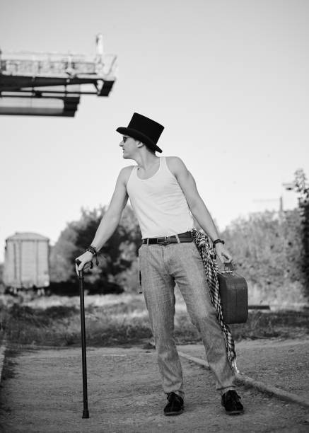 istock Male photoshoot at construction site 1235136373