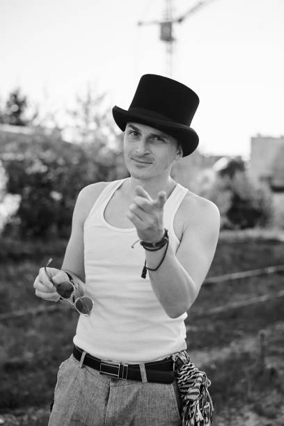 istock Male photoshoot at construction site 1235136938