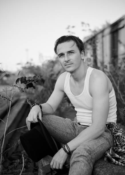istock Male photoshoot at construction site 1235138217