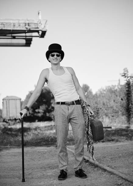 istock Male photoshoot at construction site 1235145106