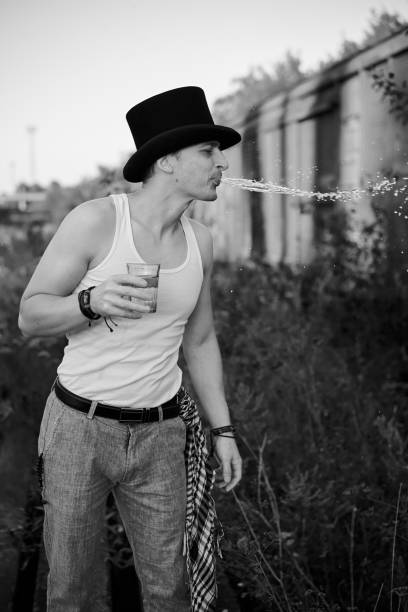 istock Male photoshoot at construction site 1235149698