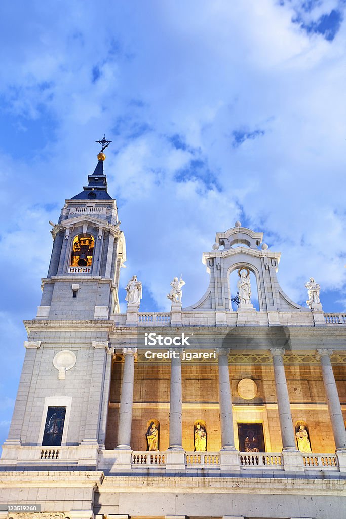 Almudena Cathedral Santa Mar Architecture Stock Photo