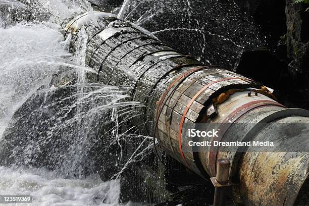 Old Leaking Pipe Stock Photo - Download Image Now - Water Pipe, Breaking, Broken