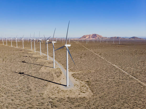 istock Desert Wind Turbine field 1235194025