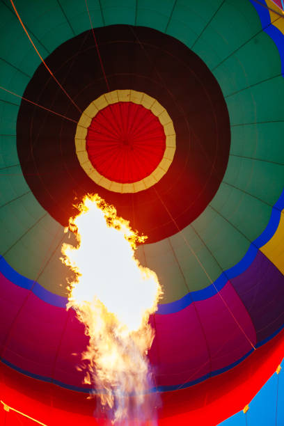 istock Hot Air Balloon Inflating in Australia 1235222828