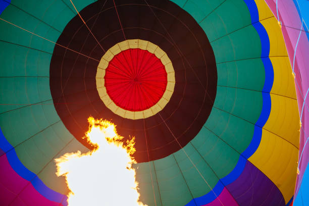 istock Hot Air Balloon Inflating in Australia 1235222835