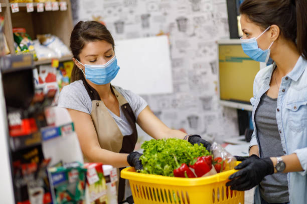 istock Safety comes first when shopping at time of COVID-19 outbreak 1235246837