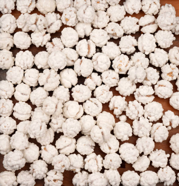 istock Organic White Roasted Chickpeas. For texture or background. 1235274123