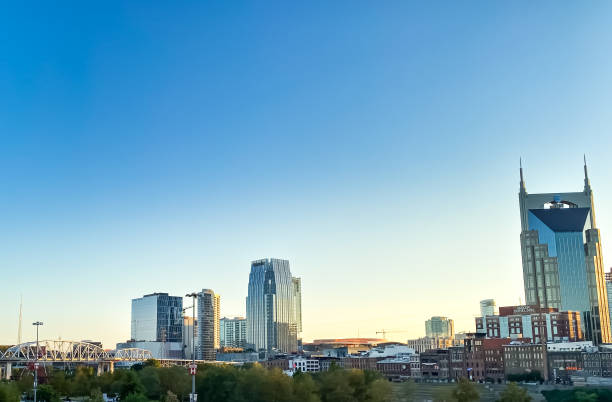 istock Downtown Nashville at sunet 1235294797