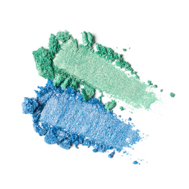 istock Broken bright color eyeshadow as samples of cosmetic beauty products 1235298518