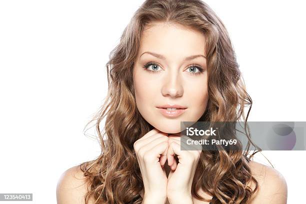 Closeup Portrait Of Young Beautiful Woman Stock Photo - Download Image Now - Adult, Adults Only, Beautiful People