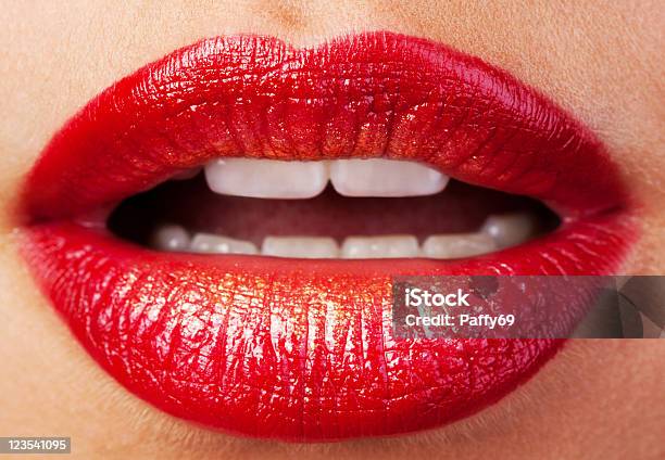 Beautiful Lips Stock Photo - Download Image Now - Adult, Beautiful People, Beautiful Woman