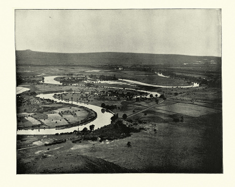 Vintage photograph of Vale of Cashmere, India, 19th Century