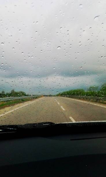 istock Highway Weather Rainy Day Roadtrip 1235416576