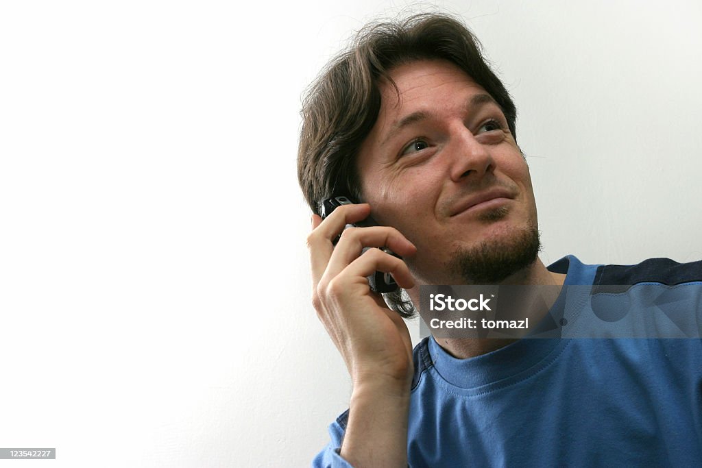 Informal-hombres en el teléfono - Foto de stock de Adulto libre de derechos