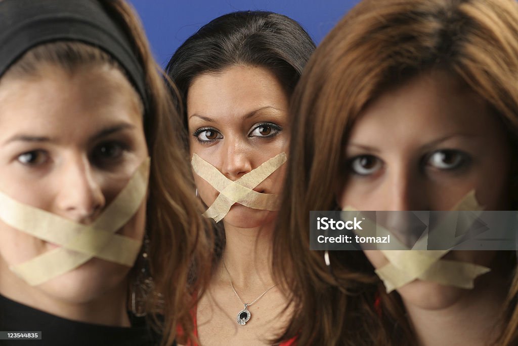 Mujer de derechos - Foto de stock de Censura libre de derechos