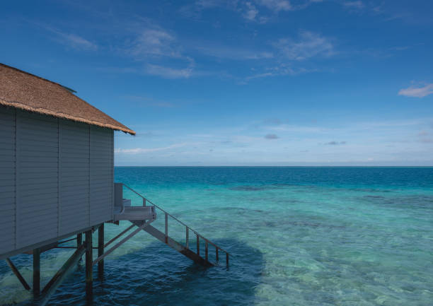 istock Villa room in the ocean. 1235500177