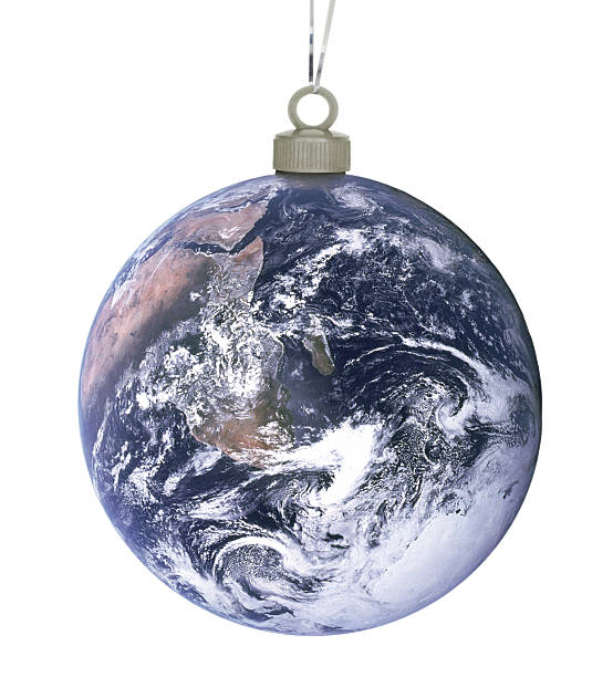istock Earth as an christmas ball 123551118