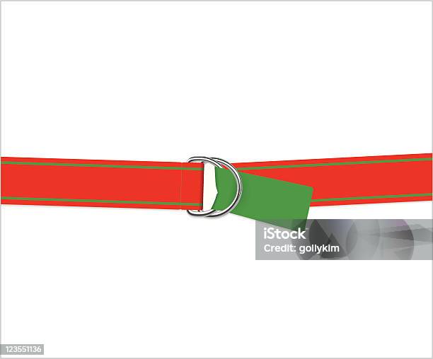 Ilustración de Cinturón Rojo Y Verde y más Vectores Libres de Derechos de Cinta - Cinta, Cinturón, Color - Tipo de imagen
