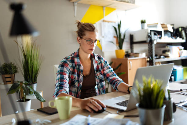 istock Woman working from home during pandemic quarantine 1235605257