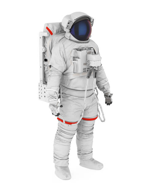 astronauta aislado - astronaut space zero gravity spacewalk fotografías e imágenes de stock