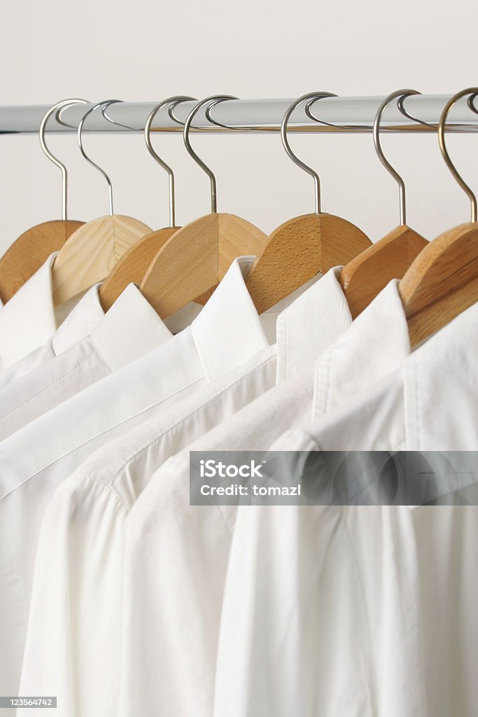 Grupo de blanco polos - Foto de stock de Blanco - Color libre de derechos