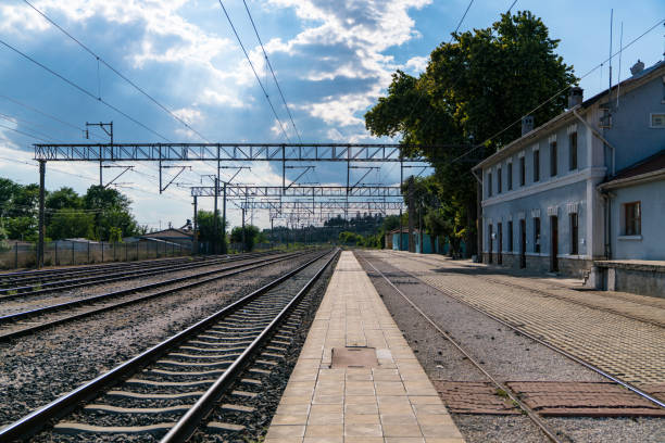 istock Edirne and Alpullu Train Station, Kirklareli, Turkey 1235659941