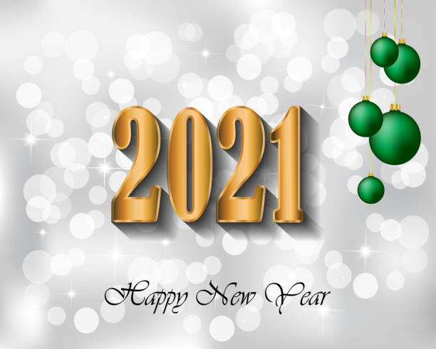 ilustrações de stock, clip art, desenhos animados e ícones de 2021 happy new year background for your seasonal flyers and greetings card or christmas invitations. - 16936