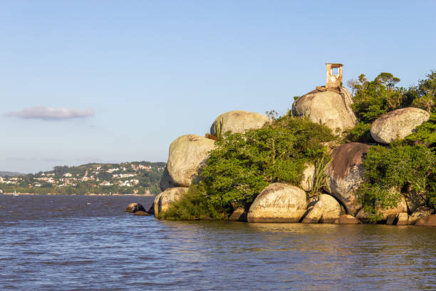 White Stones Island and Guaiba lake