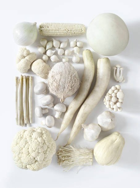 White fruits and vegetables