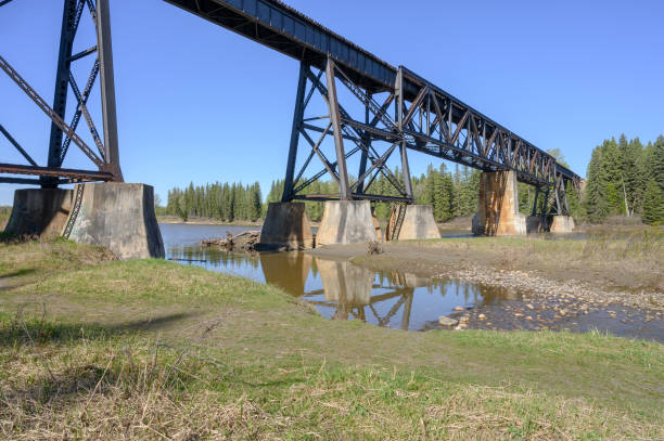 istock North Saskatchewan River at Rocky Mountain House, Alberta, Canada 1235808354