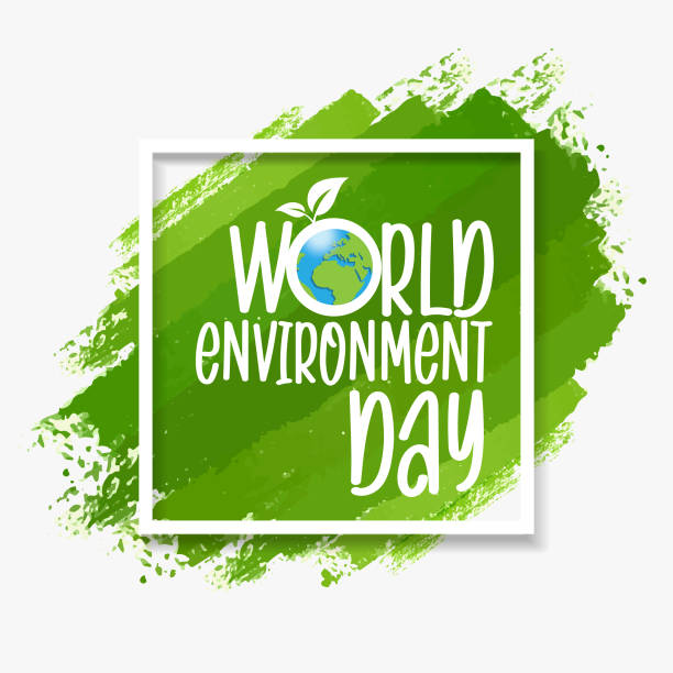 światowy dzień środowiska - marnowanie wody stock illustrations