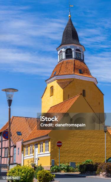 The Faaborg Bell Tower Dated Back To The 15th Century Stock Photo - Download Image Now