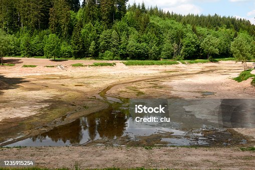 istock Dried up river bed 1235915254