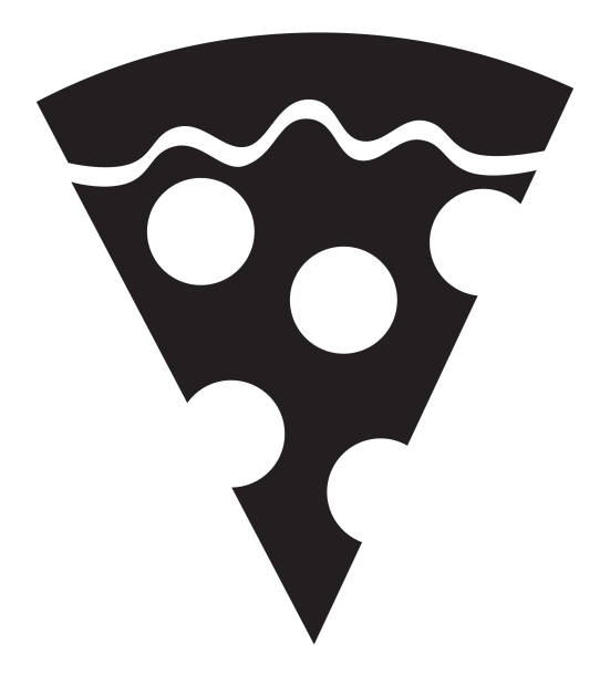 Ilustración de Icono De Black Pizza Slice y más Vectores Libres de Derechos  de Pizza - Pizza, Rebanada, Recortable - iStock