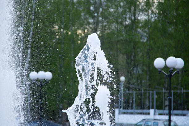 istock Fountains on the city street. 1235965536