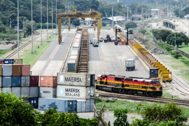 Ore Railway line in Ibiraçu in the state of Esprito Santo, Brazil