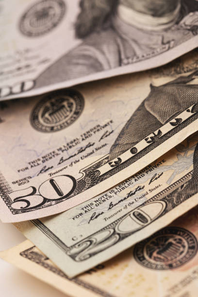 istock Close-up of the US dollar bills 1236021039