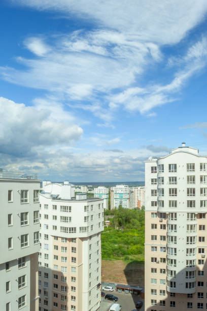 istock high-rise buildings against the blue sky 1236034642
