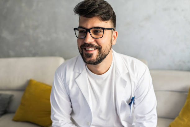 istock Healthcare worker at home visit 1236054832