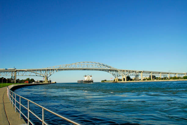istock Blue Water Bridge-Gateway to Lake Huron-Port Huron Mi. 1236067067