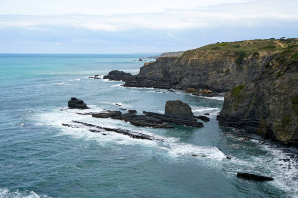 istock wild coast in Algarve 1236279089