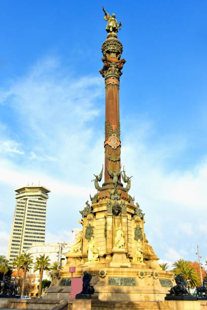 istock Chistopher Columbus Monument In Barcelona, Spain. 1236388704