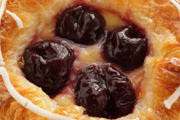 istock Homemade cherry Danish pastry for gourmet breakfast 1236423863