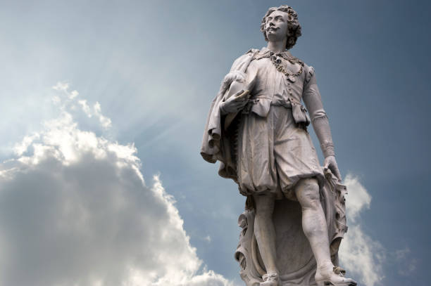 King Matthias Corvin Statue in Cluj-Napoca, Romania