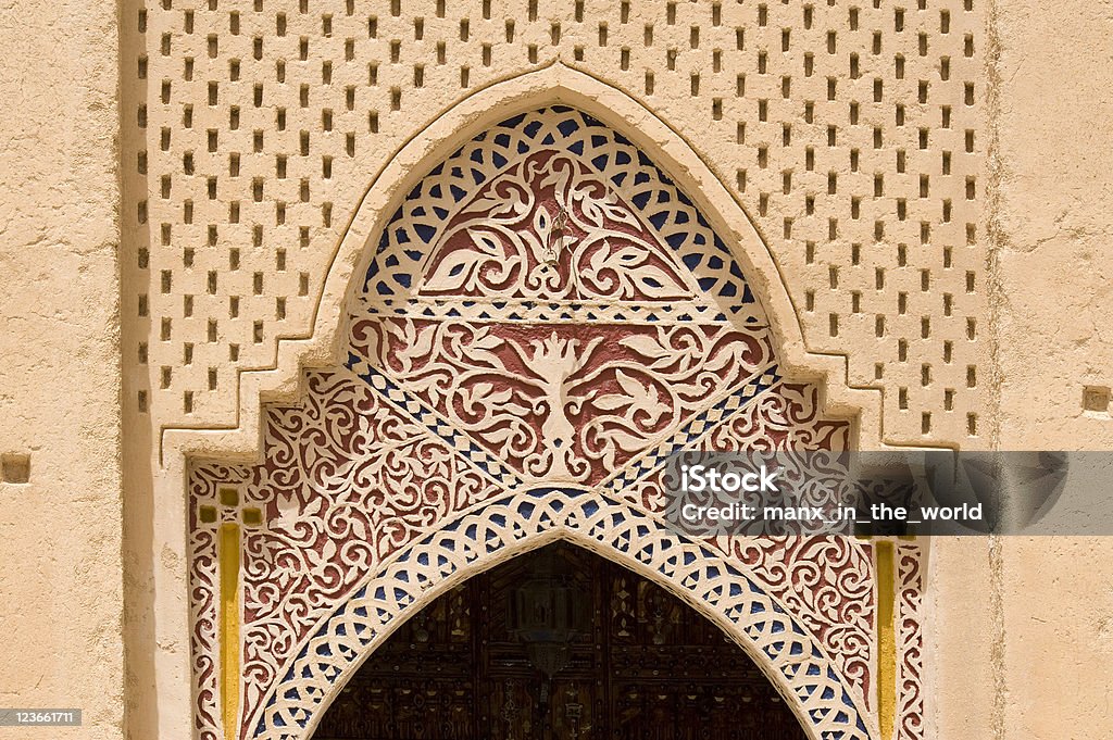 Décorées entrée de la Casbah - Photo de Arcade libre de droits