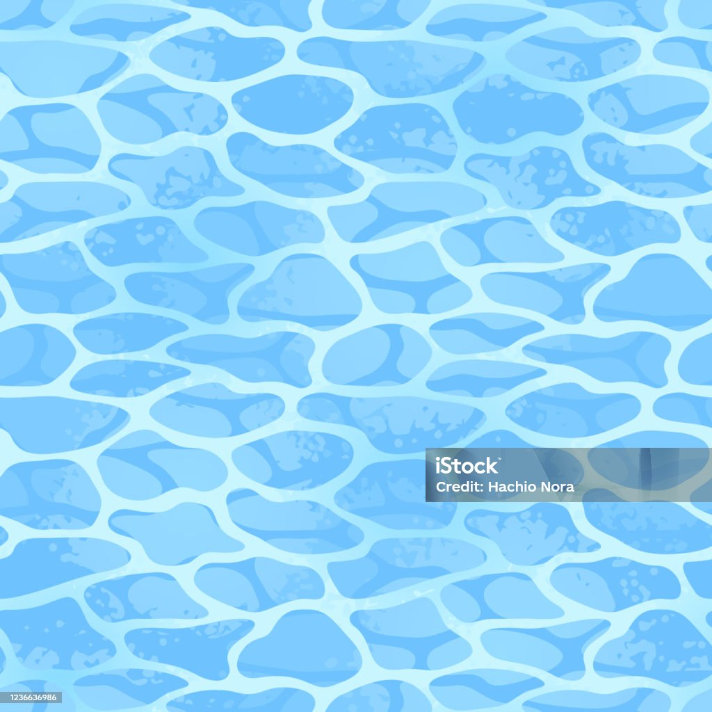 Screen Pattern Design Water Water Surface Seamless Pattern Background Stock Illustration - Download ...