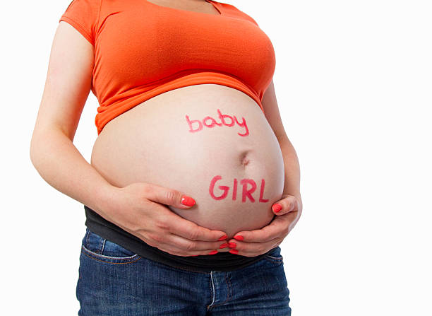 istock It's a baby girl! 123669635