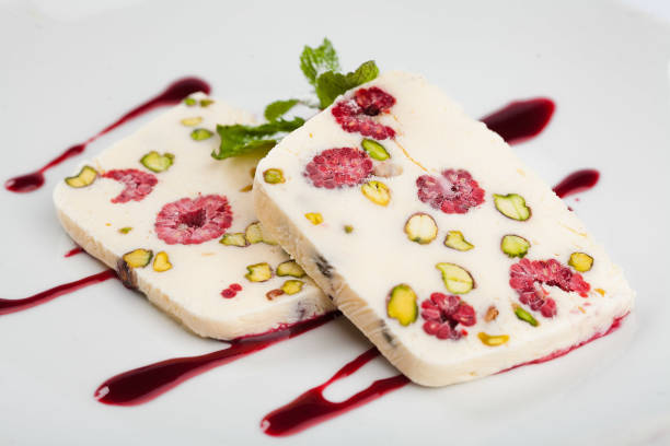 istock A piece of dessert on a plate 1236756344