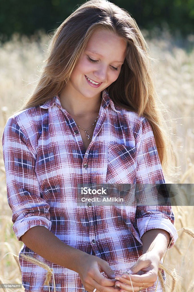 Agricultor Filha de - Royalty-free 14-15 Anos Foto de stock